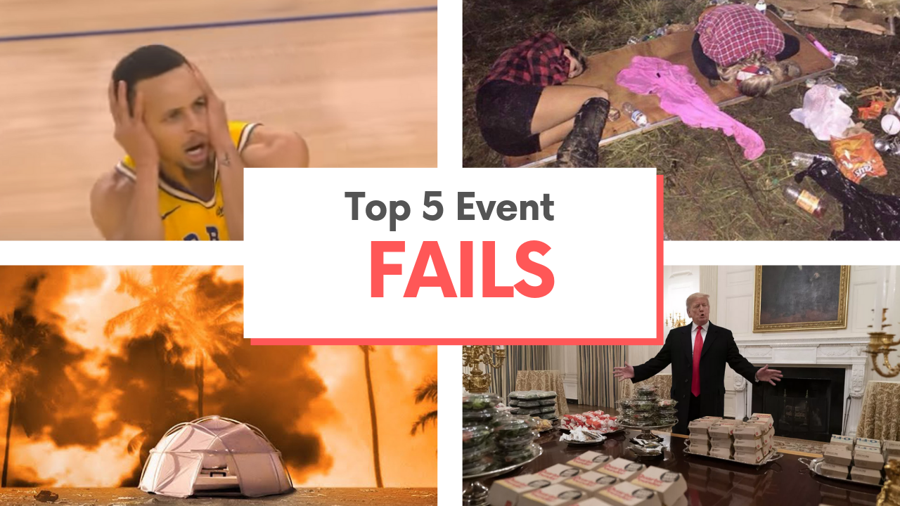 Top 5 Biggest Event Planning Fails in History Sparxo